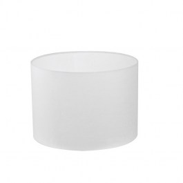 Biały abażur w kształcie cylindra na lampę w stylu hamptons MOLLY 35 cm